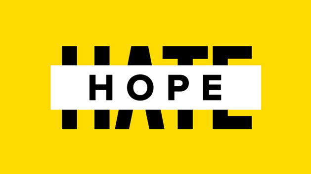 英國反種族歧視團體Hope Not Hate重塑品牌設計