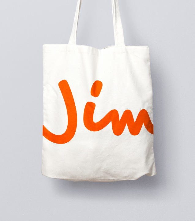 Jim電視臺logo_手提袋設(shè)計